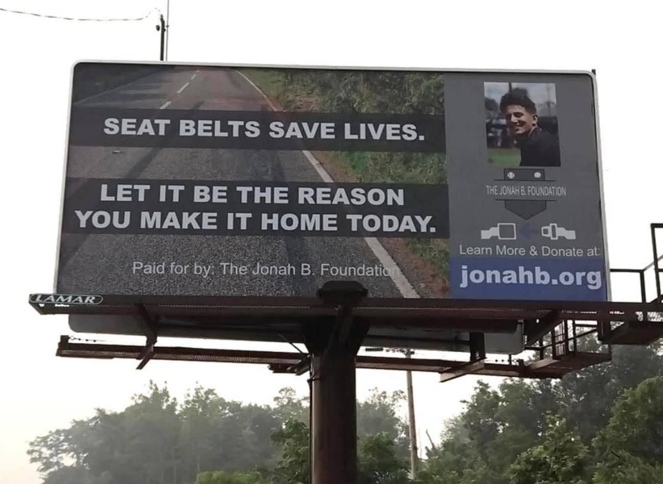 Foundation billboard along MD 140 in Carroll County